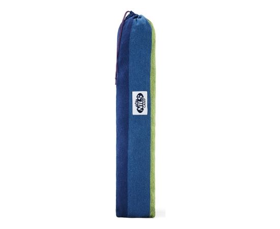 Hamak z drewnianą belką NILS CAMP NC9001 niebieski