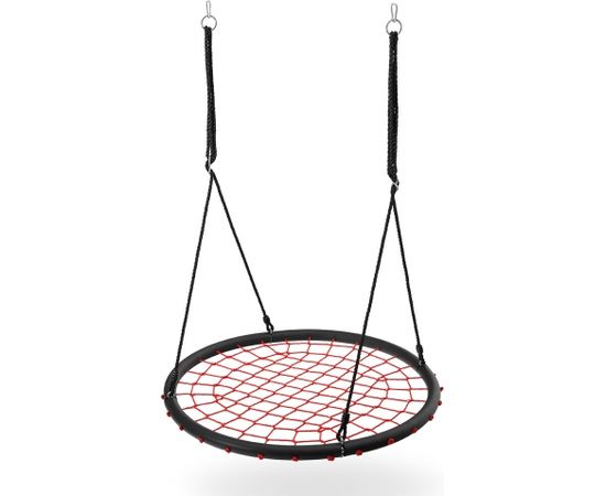 Huśtawka Bocianie gniazdo NILS CAMP NB5038 czerwone średnica 100 cm