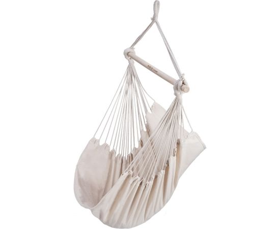 Krzesło brazylijskie NILS CAMP NC0033 beżowe Dārza šūpuļkrēsli