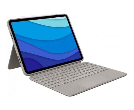 LOGITECH Combo Touch for iPad Pro 11-inch (1st, 2nd, and 3rd gen) - SAND - US INT'L