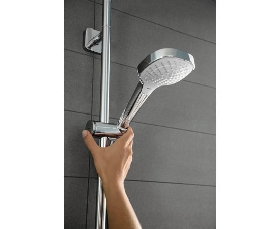 Hansgrohe rokas dušas komplekts Croma Select E Multi, 900 mm, EcoSmart 9 l/min, balta/hroms