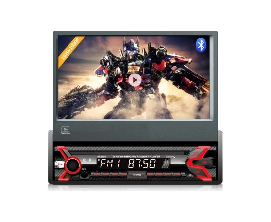 Audiocore AC9100 radio Car Digital Black,Red