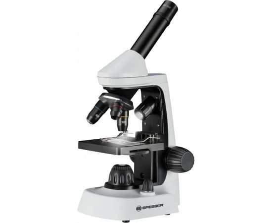 Mikroskops Bresser Junior Biolux Student 40x-2000x ar eksperimentālo komplektu un viedtālr