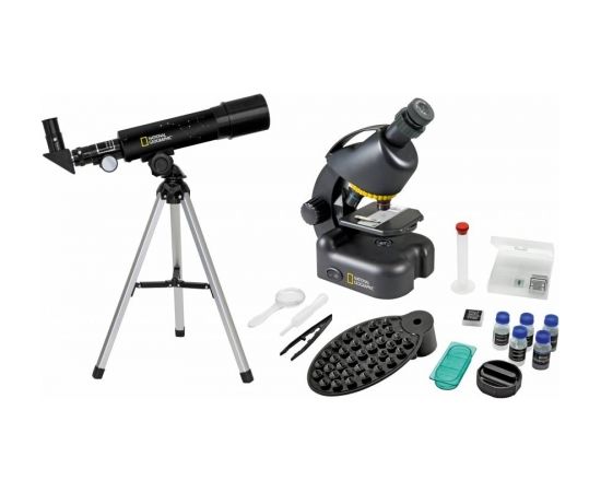 National Geographic Komplekts kompakts teleskops + mikroskops