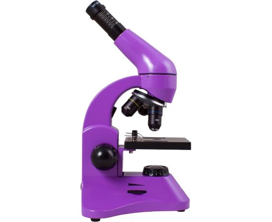 Mикроскоп Levenhuk Rainbow 50L PLUS Amethyst 64x–1280x с экспериментальным комплектом К50