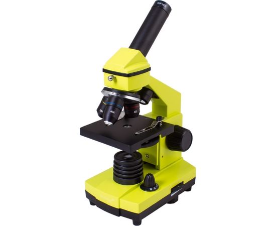 Mikroskops ar Eksperimentālo Komplektu K50 Levenhuk Rainbow 2L PLUS 64x - 640x Laima Krāsā