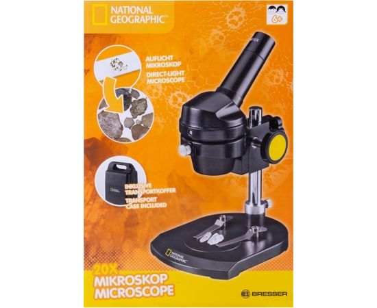 Микроскоп Bresser National Geographic 20x, монокулярный