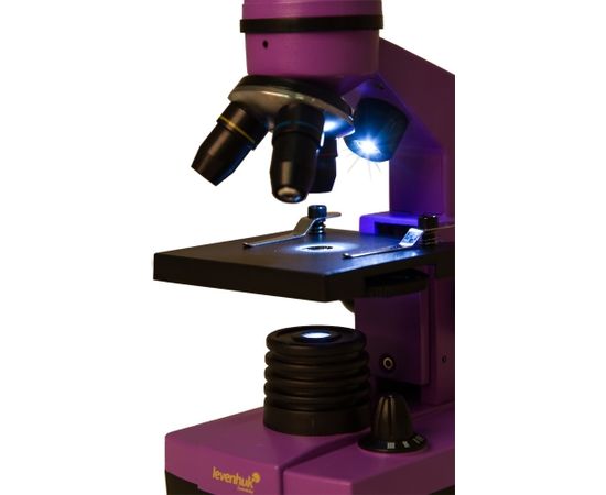 Микроскоп Levenhuk Rainbow 2L Аметист 40x - 400x с экспериментальным комплектом K50