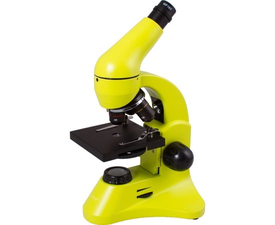 Mикроскоп Levenhuk Rainbow 50L PLUS Lime 64x–1280x с экспери