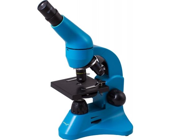 Микроскоп Levenhuk Rainbow 50L Лазурь 40x - 800x с экспериме