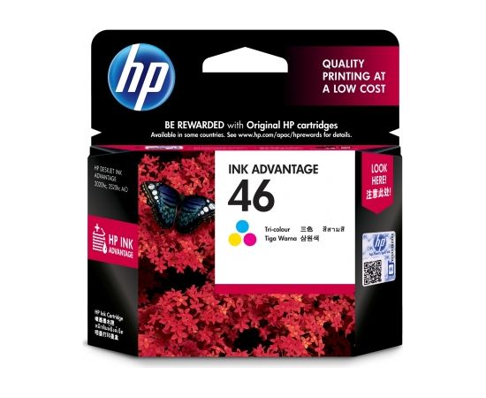 HP 46 Original Cyan,Magenta,Yellow 1 pc(s)