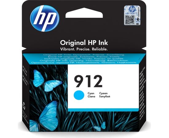 HP 912 Cyan Original Ink Cartridge