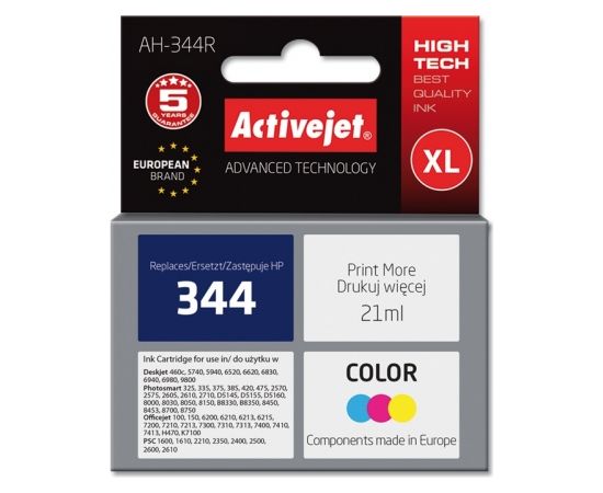 Activejet ink for Hewlett Packard No.344 C9363EE