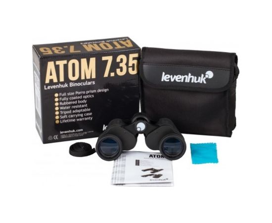 Levenhuk Atom 7x35  Компактный, Влагостойкий  Бинокль с При