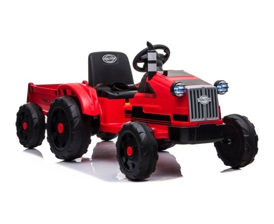 Lean Cars CH9959 Vienvietīgs bērnu elektriskais traktors, sarkans