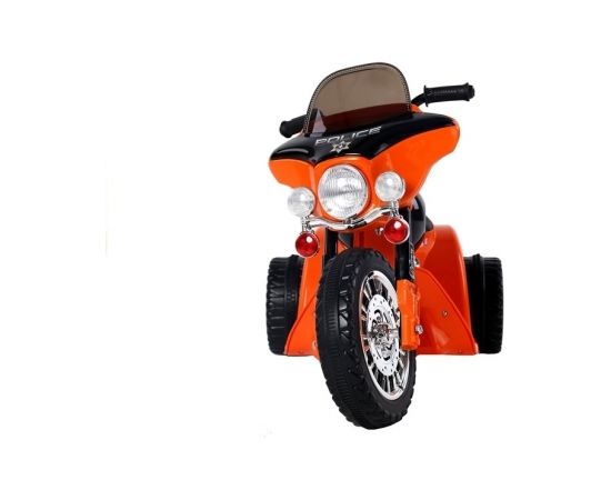 Elektriskais policijas motocikls "JT568", oranžs
