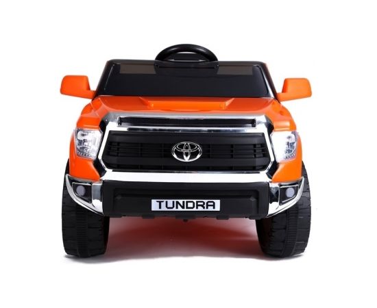 Bērnu vienvietīgs elektromobilis "Toyota Tundra", lakots - oranžs