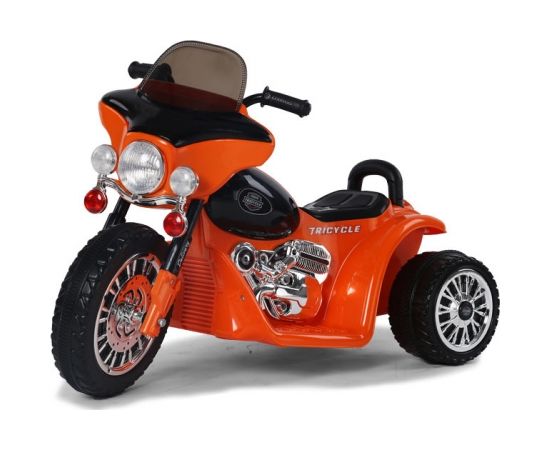 Bērnu elektriskais trīsritenis "Harley Davidson", oranžs