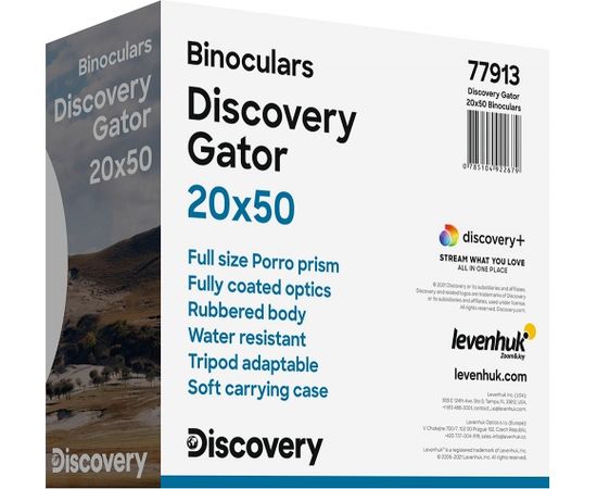 Discovery Gator 20x50 binoklis