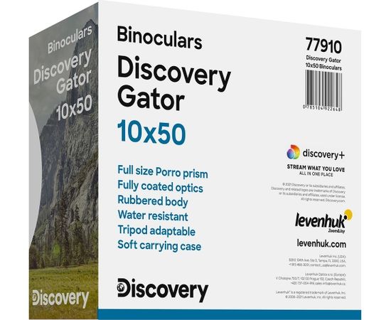 Discovery Gator 10x50 binoklis