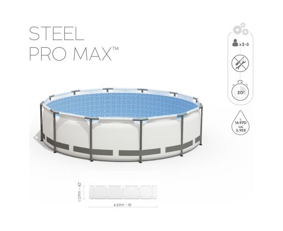 Baseins Bestway "Steel Pro Max", 457x107