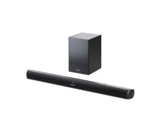 Sharp HT-SBW202 2.1 Soundbar with Wireless Subwoofer for TV above 40", HDMI ARC/CEC, Aux-in, Optical, Bluetooth, 92cm, Black