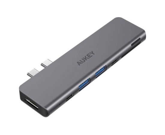 Aukey 6 Port USB 3.0 Type-C Hub CB-C76 Black
