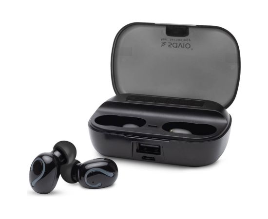 Savio TWS-06 Bluetooth 5.0 + EDR headphones/headset In-ear Black