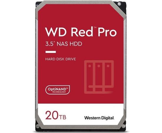 Hard drive HDD Western Digital WD Red Pro 20 TB WD201KFGX