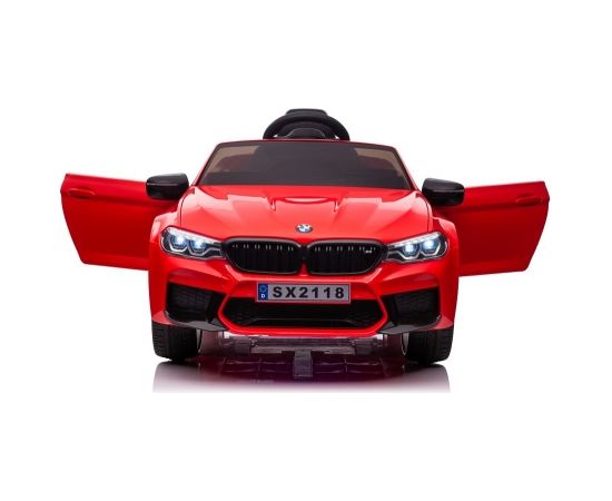 Vienvietīgs elektromobilis BMW M5, lakots sarkans