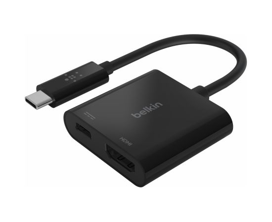 Belkin USB-C to HDMI + Power Adapter Black