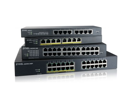 Zyxel GS1915-24EP Managed L2 Gigabit Ethernet (10/100/1000) Power over Ethernet (PoE) 1U Black