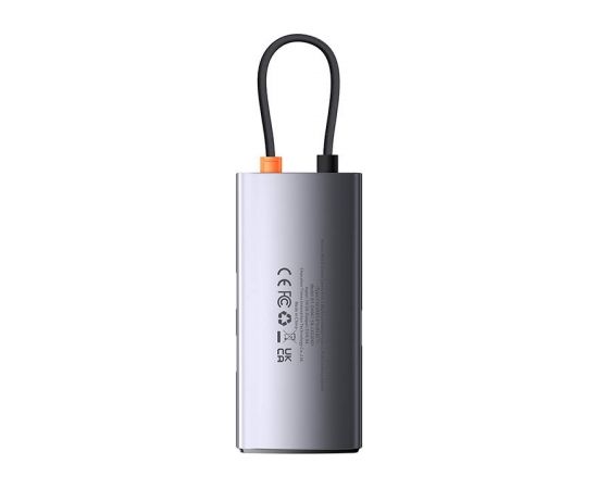 Hub 4in1 Baseus Metal Gleam Series, USB-C to 3x USB 3.0 + Ethernet RJ45