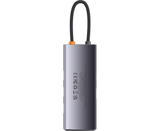 Hub 6in1 Baseus Metal Gleam Series, USB-C to 3x USB 3.0 + HDMI + USB-C PD + VGA