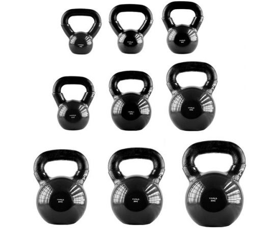 KNV 4 KG CAST IRON KETTLEBELL HMS (black)