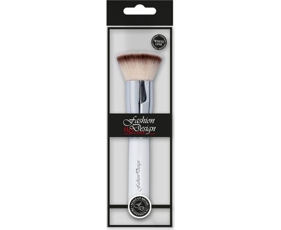 Top Choice Fashion Design Foundation Brush White Line (37191) 1gab Dekoratīvā kosmētika