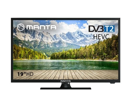 Manta 19LHN122D 19" DVB-T2 HEVC H.265 12V Televizors