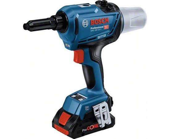 Bosch GRG 18V-16 (2xProCORE18V 4.0Ah; 1xGAL 18V-40; L) Akumulatora kniedētājs