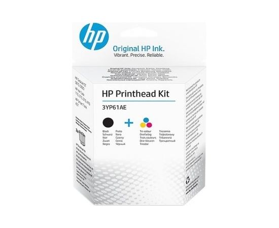 Комплект печатающей головки HP GT52 (3YP61AE), черный/трехцветный