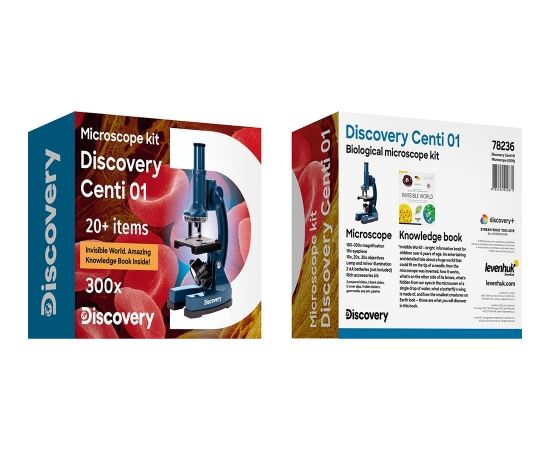 Микроскоп Discovery Centi 01, 100x-300x, с книгой