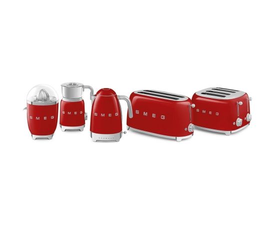 SMEG TSF03RDEU 50's Style Aesthetic Tosteris 4x4 Glossy Red