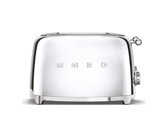 SMEG TSF03SSEU 50's Style Aesthetic Tosteris 4x4 Glossy Steel