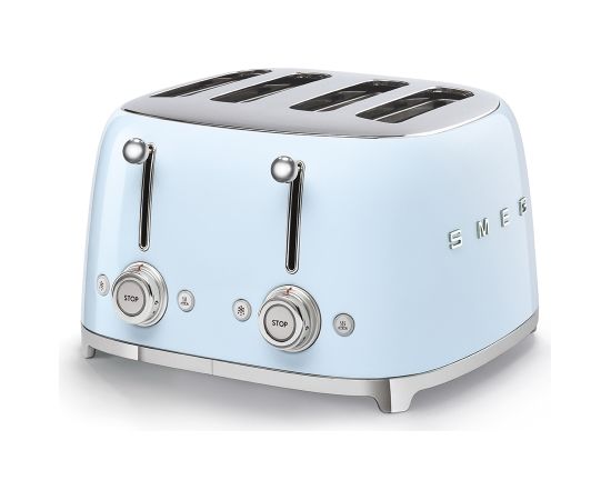 SMEG TSF03PBEU 50's Style Aesthetic Tosteris 4x4 Glossy Pastel blue