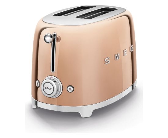 SMEG TSF01RGEU 50's Style Tosteris Glossy Rose Gold