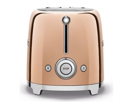 SMEG TSF01RGEU 50's Style Tosteris Glossy Rose Gold