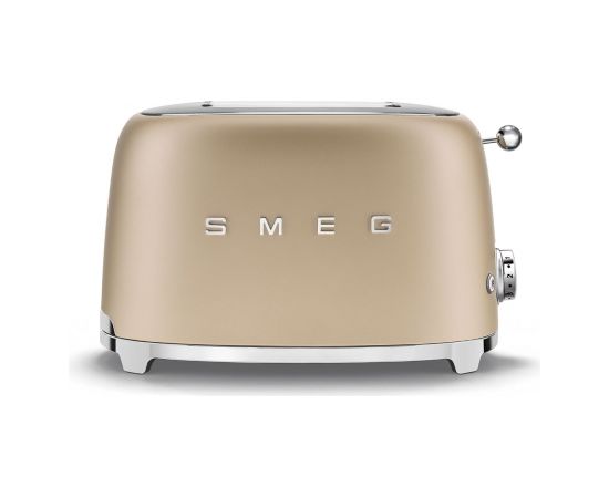 SMEG TSF01CHMEU 50's Style Tosteris Matt Gold