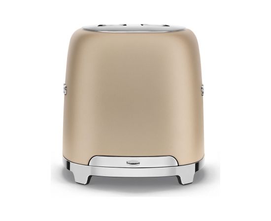 SMEG TSF01CHMEU 50's Style Tosteris Matt Gold