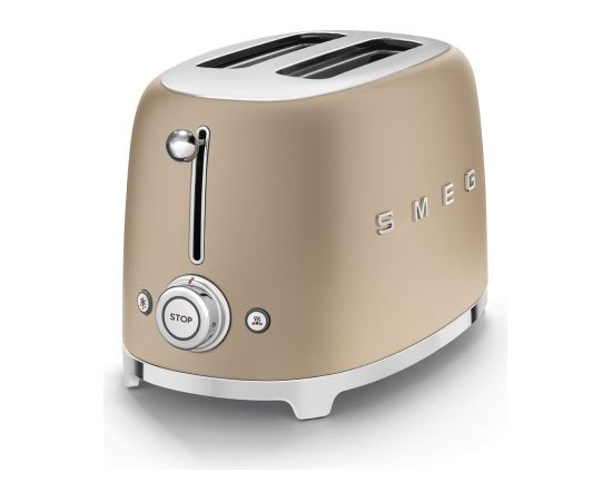 SMEG TSF01CHMEU 50's Style Tosteris Matt Gold