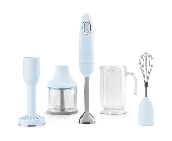 Smeg HBF22PBEU Hand Blender with Accessories Pastel blue