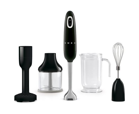 Smeg HBF22BLEU Hand Blender with Accessories Black